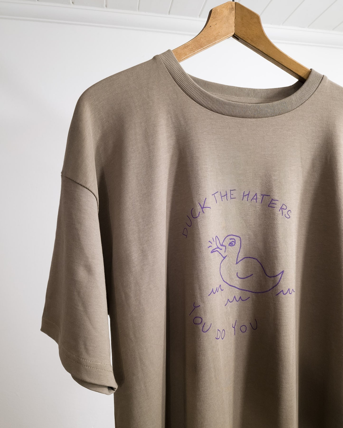 SAMPLE SALE DUCK THE HATERS - OVERSIZED