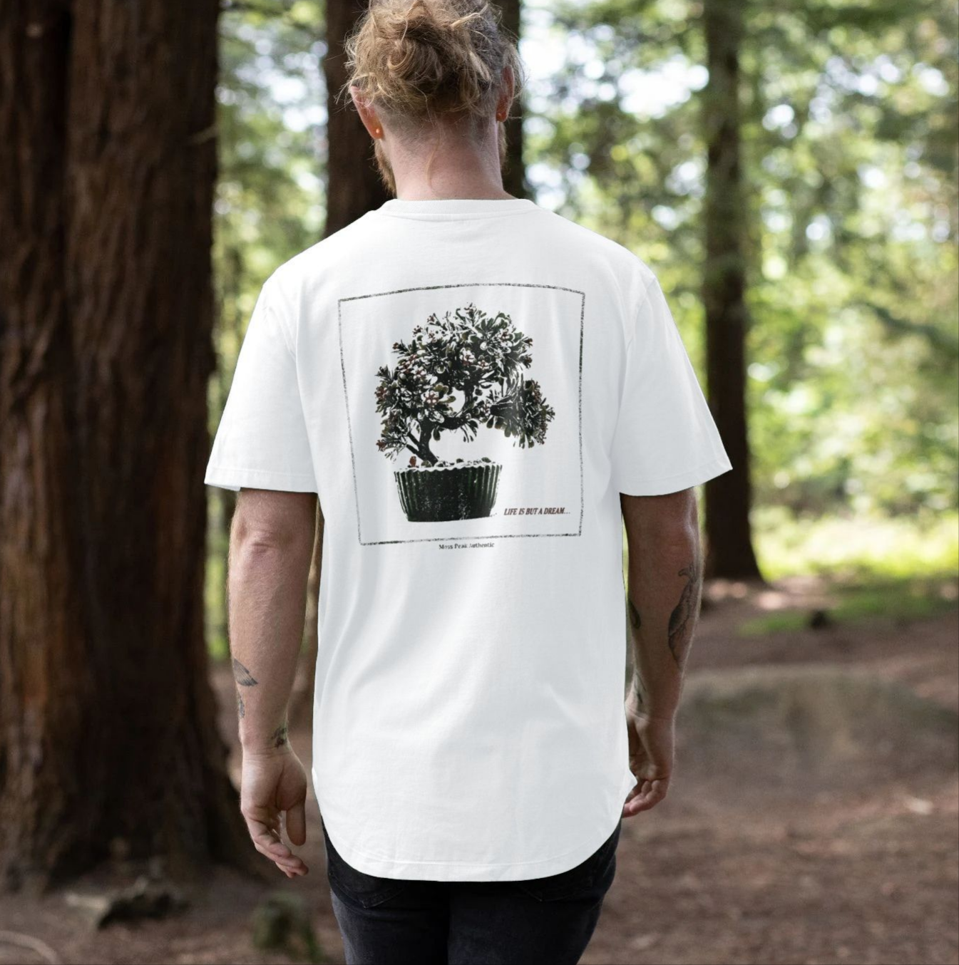 LIFE IS BTT A DREAM - LONGLINE T-SHIRT SAMPLE